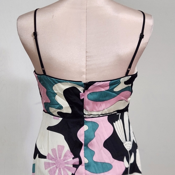 Anthropologie Oppscool Floral Graphic Print Maxi Dress - Picture 10 of 15